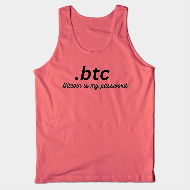 Bitcoin fan Tank Top by Solana Del